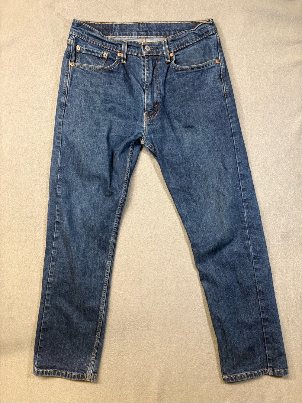 Men's Levi's 505 Regular Fit Blue Denim Jeans Sz. 32x30